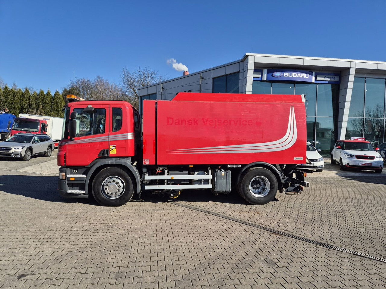 سياره كنس شوارع Scania P230 4X2 / Sweeper / Johnston VX800 / Sprayer / LOW Mileage /: صورة 12