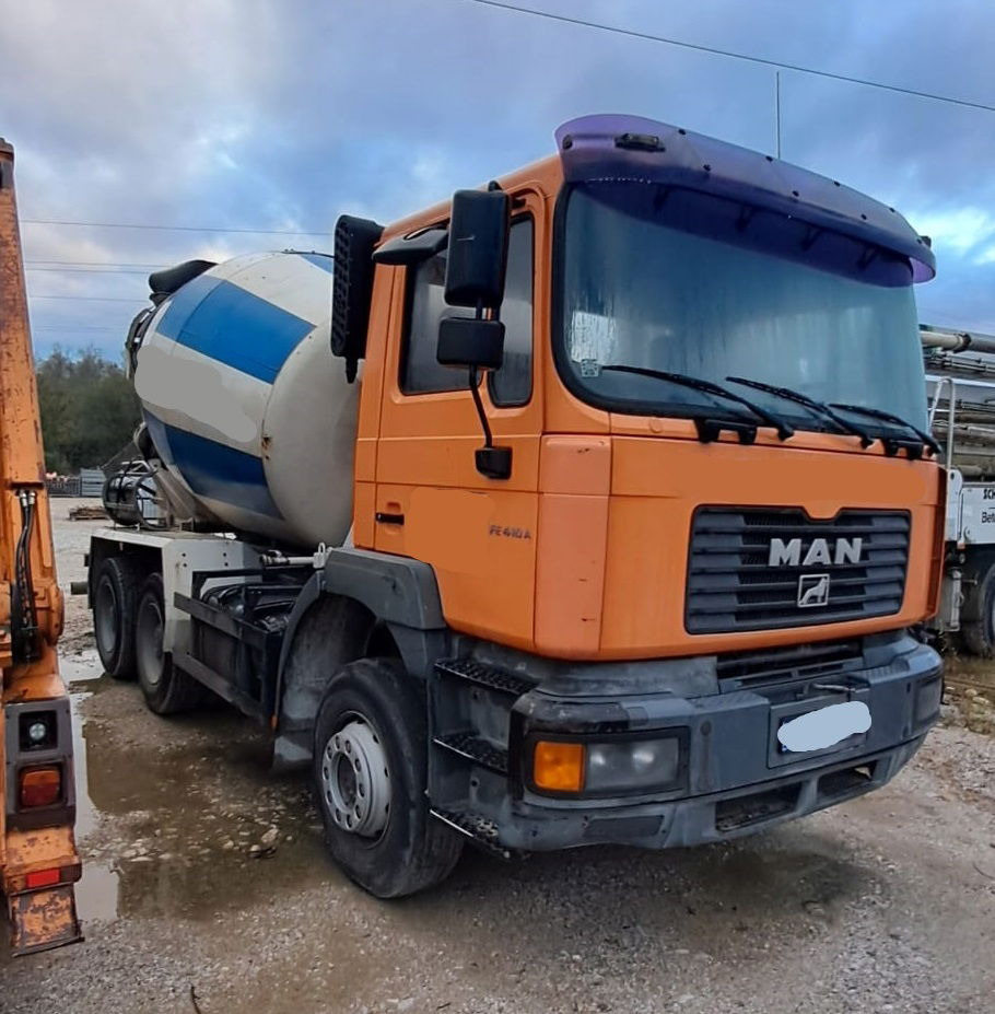 MAN FE 410A 6x4 mixer - 7m3 - euro 3 - شاحنة خلاطة خرسانة: صورة 2 MAN FE 410A 6x4 mixer - 7m3 - euro 3 - شاحنة خلاطة خرسانة: صورة 2