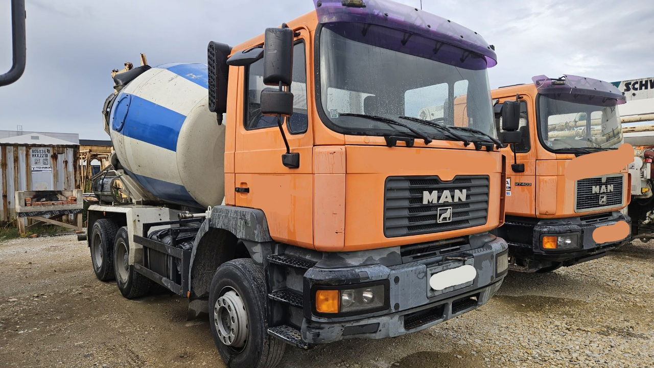 MAN FE 410A 6x4 mixer - 7m3 - euro 3 - شاحنة خلاطة خرسانة: صورة 2 MAN FE 410A 6x4 mixer - 7m3 - euro 3 - شاحنة خلاطة خرسانة: صورة 2