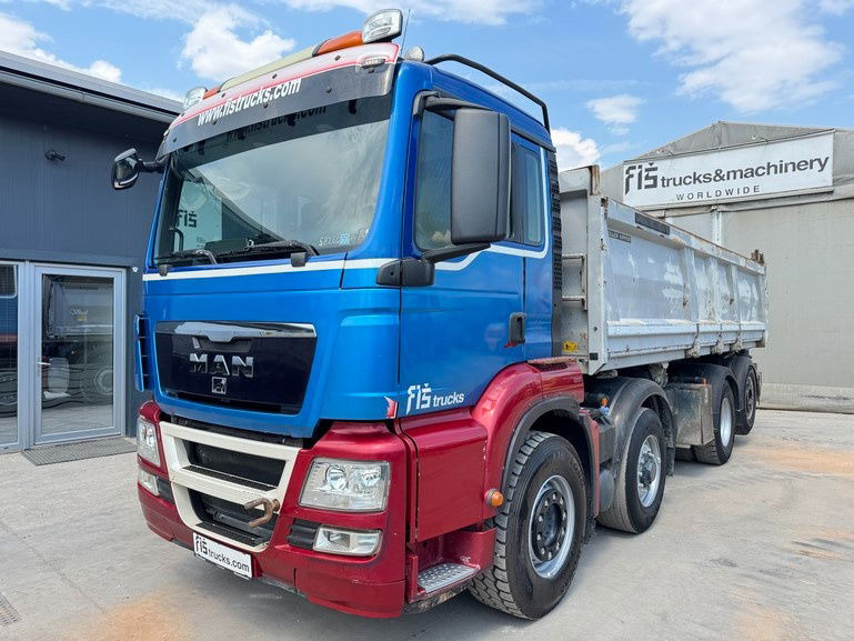 MAN TGS 35.480 8x4 HL-6 bordmatic tipper - euro 5 - شاحنة قلاب: صورة 1 MAN TGS 35.480 8x4 HL-6 bordmatic tipper - euro 5 - شاحنة قلاب: صورة 1