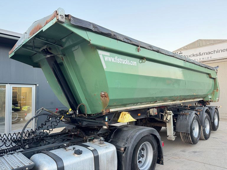 Meiller Kisa 3 - 3-Axle Tipper Trailer - hydr. back side - قلابة نصف مقطورة نصف مقطورة قلابة: صورة 1 Meiller Kisa 3 - 3-Axle Tipper Trailer - hydr. back side - قلابة نصف مقطورة نصف مقطورة قلابة: صورة 1