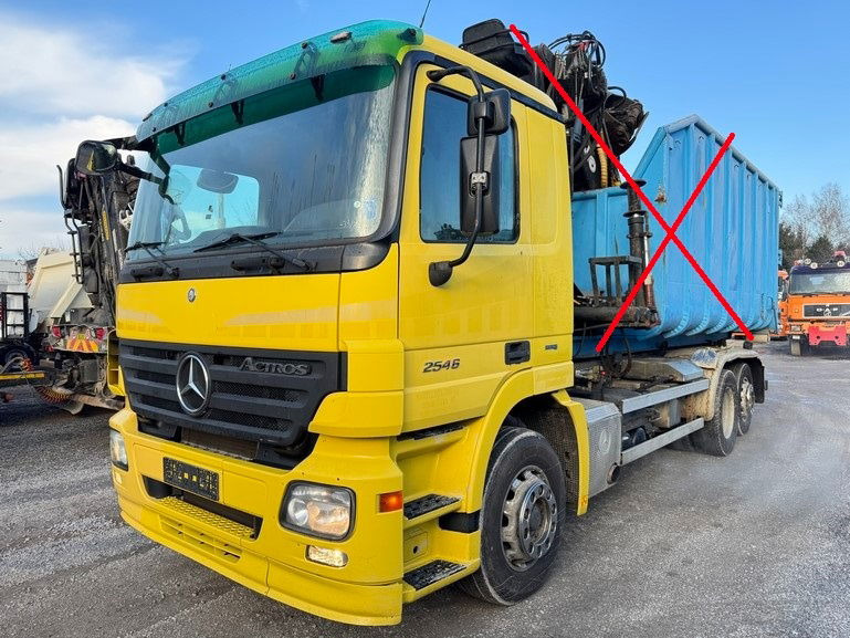 Mercedes-Benz Actros 2546 6x2 abroll - retarder - front spring - شاحنات الحاويات / جسم علوي قابل للتغيير شاحنة: صورة 1 Mercedes-Benz Actros 2546 6x2 abroll - retarder - front spring - شاحنات الحاويات / جسم علوي قابل للتغيير شاحنة: صورة 1