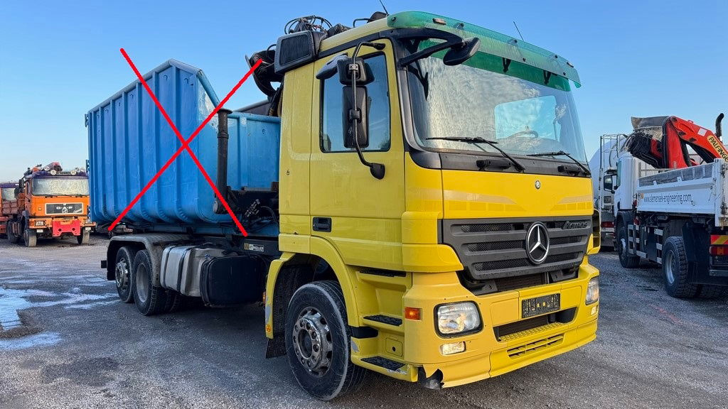 Mercedes-Benz Actros 2546 6x2 abroll - retarder - front spring - شاحنات الحاويات / جسم علوي قابل للتغيير شاحنة: صورة 2 Mercedes-Benz Actros 2546 6x2 abroll - retarder - front spring - شاحنات الحاويات / جسم علوي قابل للتغيير شاحنة: صورة 2