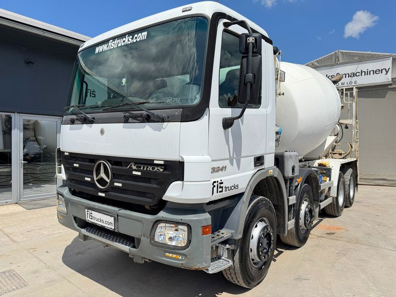 Mercedes-Benz Actros 3241 8x4 mixer 9m3 - شاحنة خلاطة خرسانة: صورة 1 Mercedes-Benz Actros 3241 8x4 mixer 9m3 - شاحنة خلاطة خرسانة: صورة 1