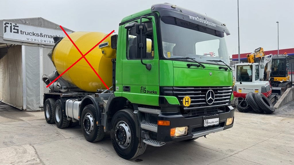 Mercedes-Benz Actros 4143 8x4 chassis - big axle - شاحنة هيكل كابينة: صورة 3 Mercedes-Benz Actros 4143 8x4 chassis - big axle - شاحنة هيكل كابينة: صورة 3