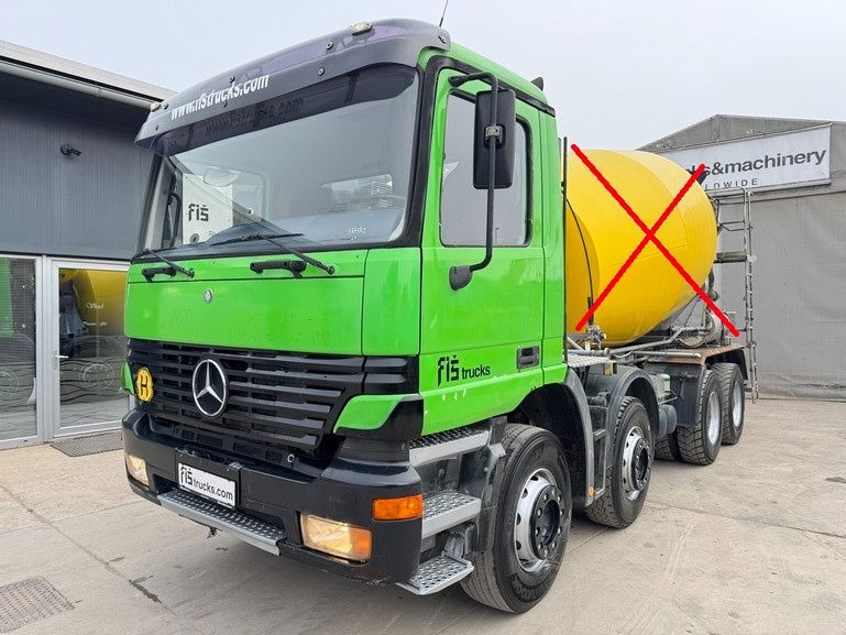 Mercedes-Benz Actros 4143 8x4 chassis - big axle - شاحنة هيكل كابينة: صورة 1 Mercedes-Benz Actros 4143 8x4 chassis - big axle - شاحنة هيكل كابينة: صورة 1