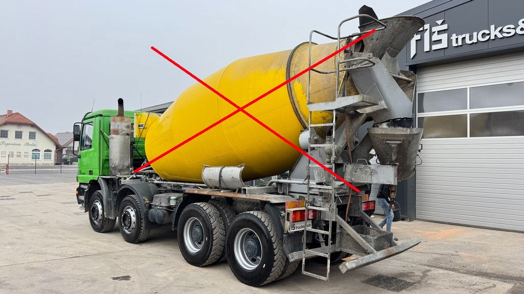 Mercedes-Benz Actros 4143 8x4 chassis - big axle - شاحنة هيكل كابينة: صورة 5 Mercedes-Benz Actros 4143 8x4 chassis - big axle - شاحنة هيكل كابينة: صورة 5