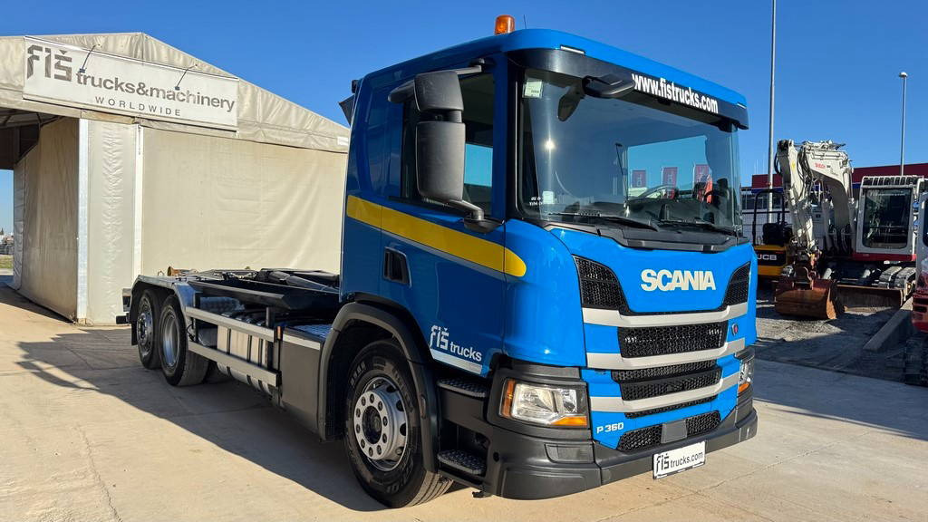Scania P 360 6x2 palfinger abroll tipper - steering axle - شاحنات الحاويات / جسم علوي قابل للتغيير شاحنة: صورة 3 Scania P 360 6x2 palfinger abroll tipper - steering axle - شاحنات الحاويات / جسم علوي قابل للتغيير شاحنة: صورة 3