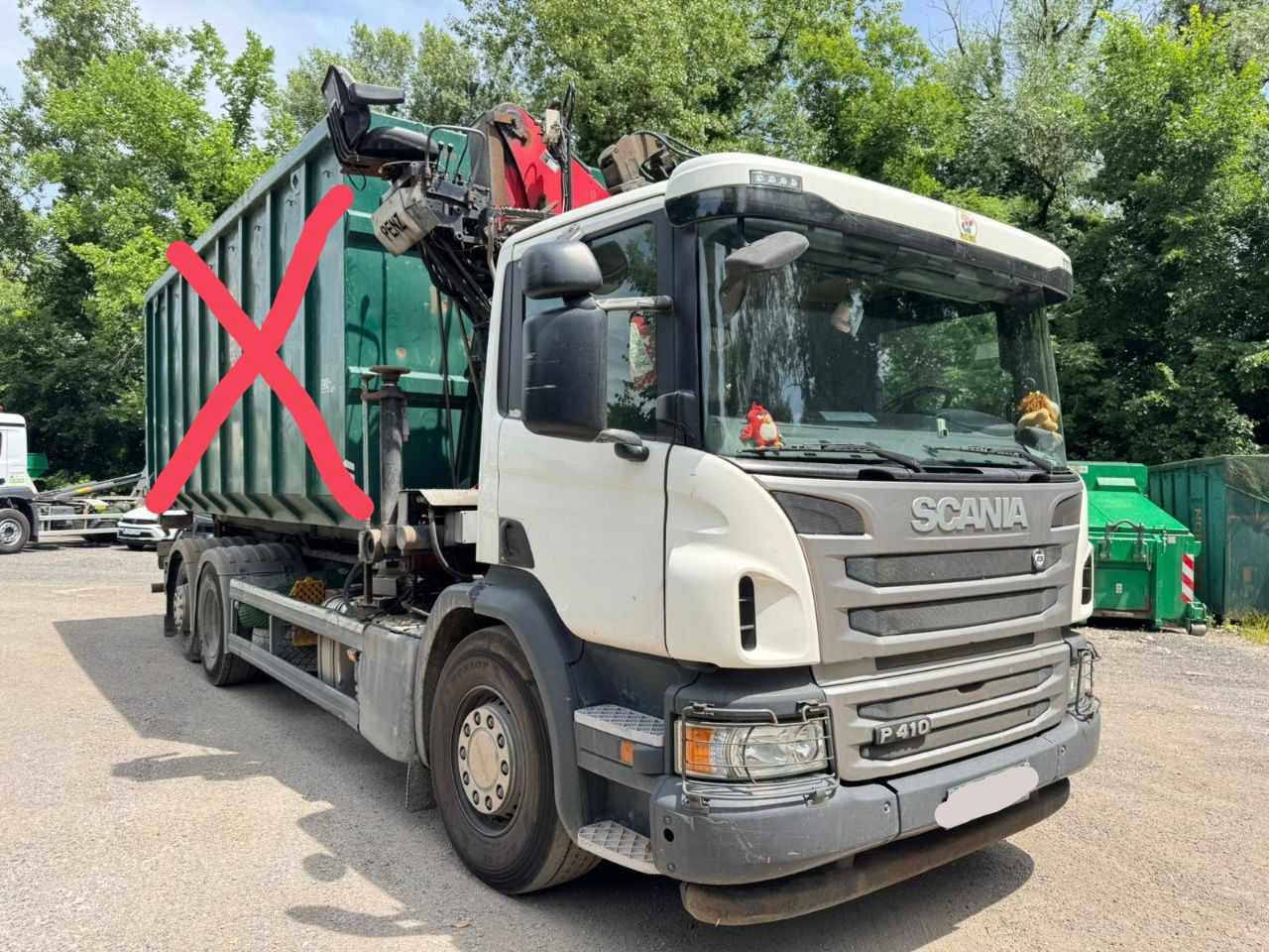 Scania P 410 6x2 penz crane 12Z + abroll multilift + scissors - steering axle - شاحنات الحاويات / جسم علوي قابل للتغيير شاحنة: صورة 5 Scania P 410 6x2 penz crane 12Z + abroll multilift + scissors - steering axle - شاحنات الحاويات / جسم علوي قابل للتغيير شاحنة: صورة 5