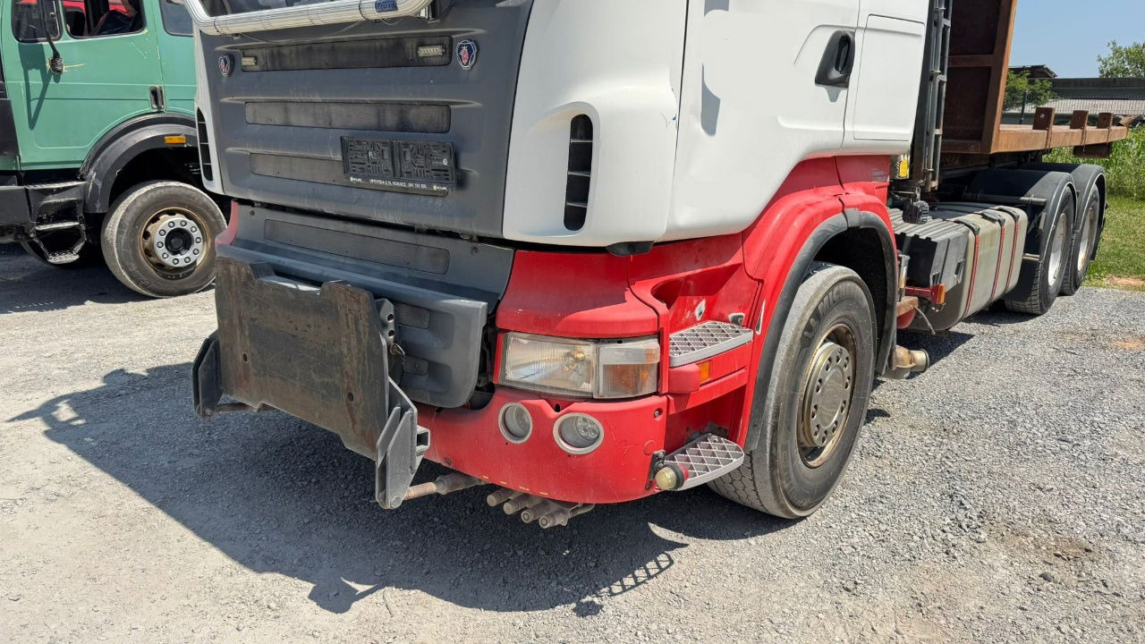Scania R400 6x2 abroll tipper + plato - شاحنات الحاويات / جسم علوي قابل للتغيير شاحنة: صورة 2 Scania R400 6x2 abroll tipper + plato - شاحنات الحاويات / جسم علوي قابل للتغيير شاحنة: صورة 2