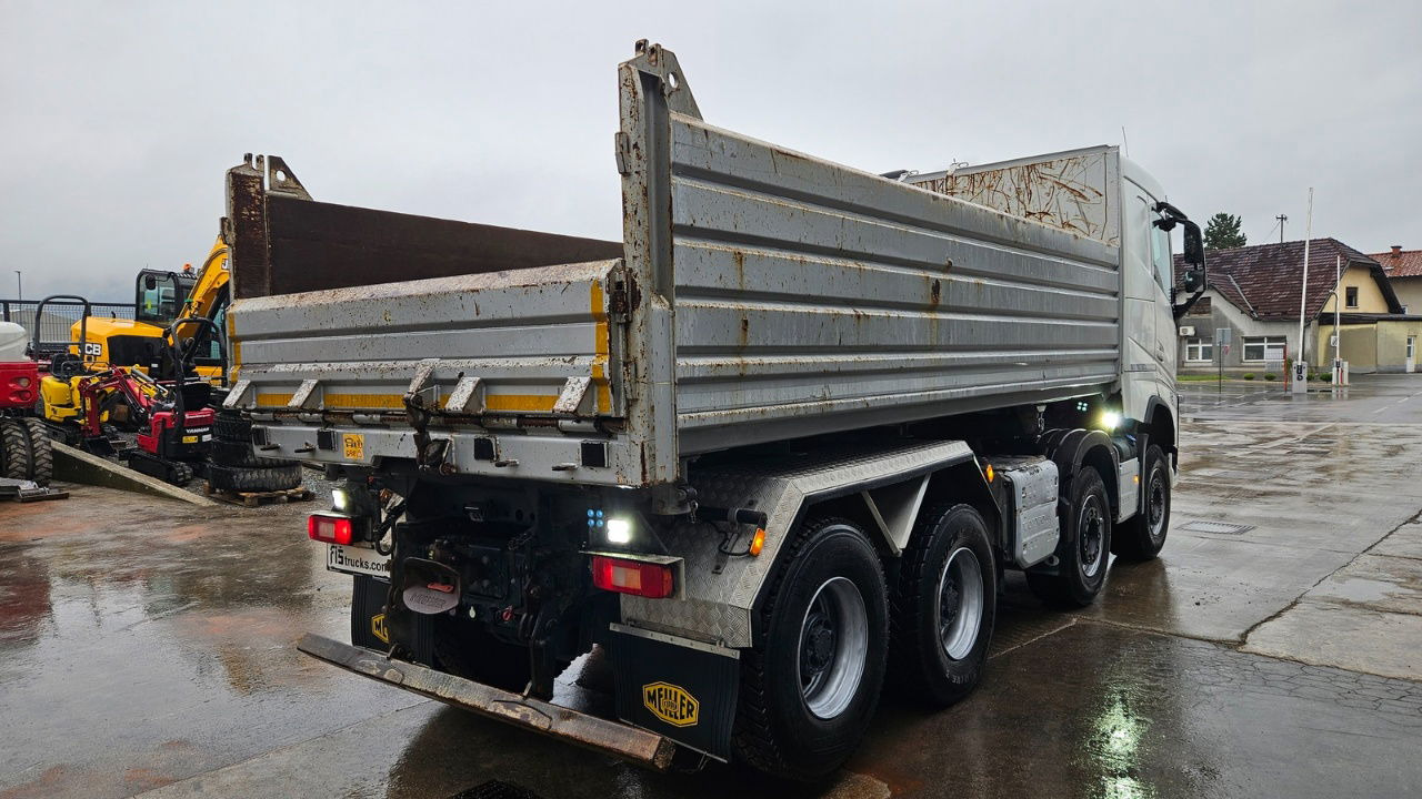 شاحنة قلاب Volvo FH13 500 8x4 - meiller tipper - 1st owner - bordmatic: صورة 8