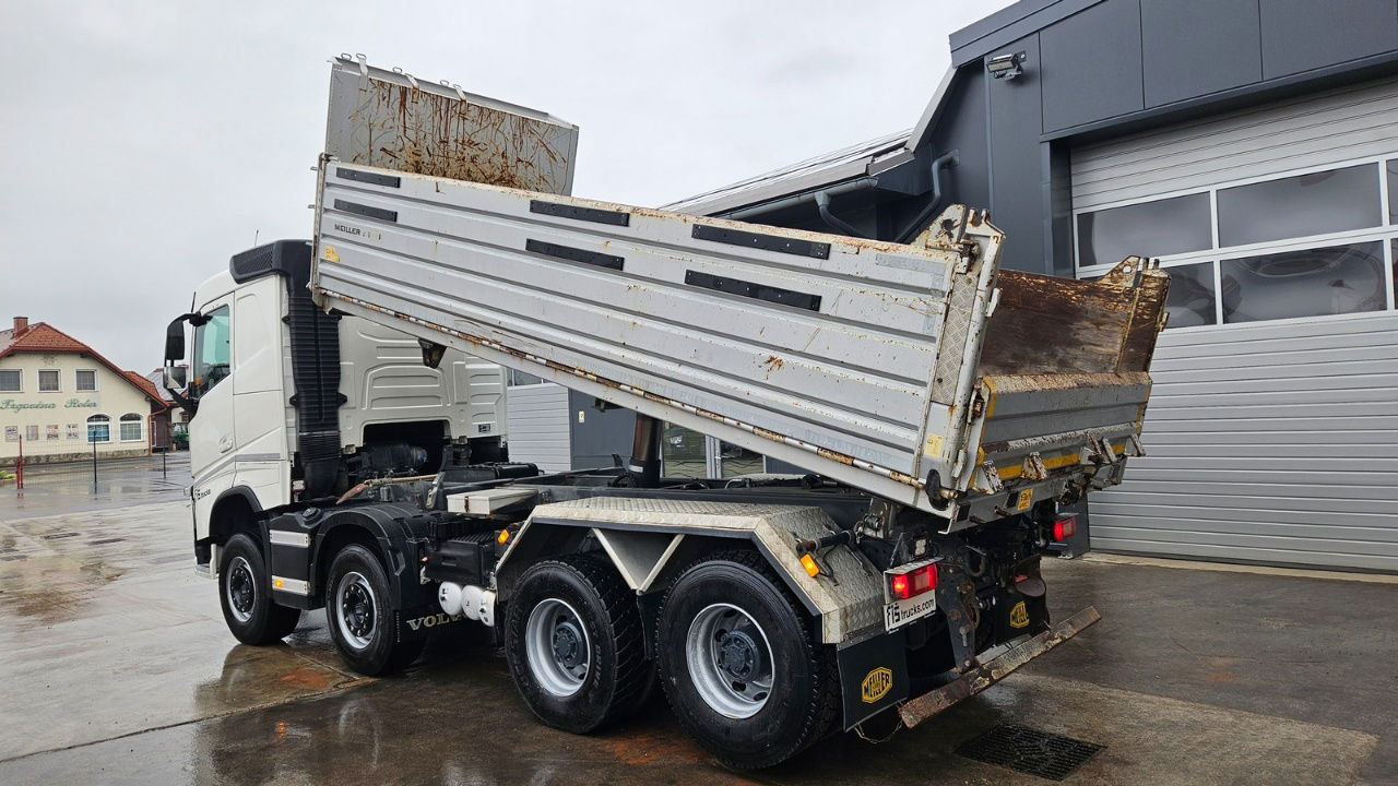 شاحنة قلاب Volvo FH13 500 8x4 - meiller tipper - 1st owner - bordmatic: صورة 7