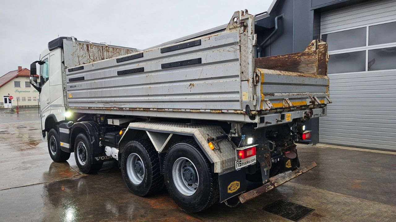 شاحنة قلاب Volvo FH13 500 8x4 - meiller tipper - 1st owner - bordmatic: صورة 9