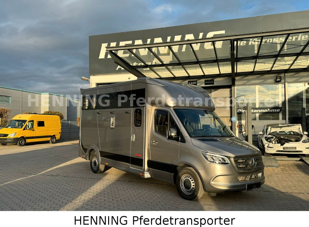 Mercedes-Benz Sprinter 3 - Sitzer - شاحنة نقل المواشي: صورة 1 Mercedes-Benz Sprinter 3 - Sitzer - شاحنة نقل المواشي: صورة 1
