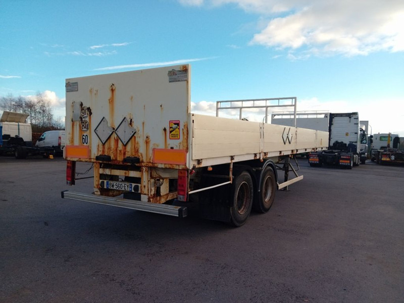 Trailor 2 axles / Full steel - rail side/ridelles - نصف مقطورة مسطحة: صورة 2 Trailor 2 axles / Full steel - rail side/ridelles - نصف مقطورة مسطحة: صورة 2