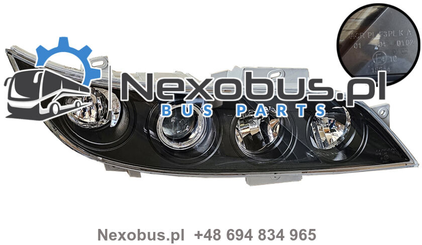 Reflektor Neoplan Skyliner Cityliner Starliner prawy czarne szkło - مصابيح أضواء السيارة الأمامية - حافلة: صورة 1 Reflektor Neoplan Skyliner Cityliner Starliner prawy czarne szkło - مصابيح أضواء السيارة الأمامية - حافلة: صورة 1