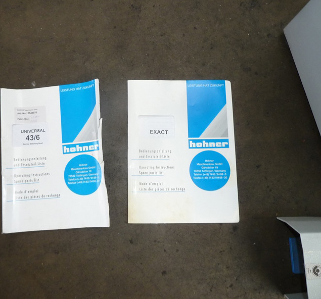 HOHNER EXACT multi-head block and booklet wire stapling machine for normal stapling - آلات الطباعة: صورة 3 HOHNER EXACT multi-head block and booklet wire stapling machine for normal stapling - آلات الطباعة: صورة 3