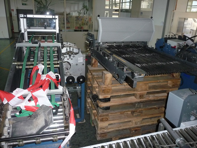 Heidelberg Stahlfolder PFH-82 pallet feeder with SSP-82 slitter shaft station Heidelberg Stahlfolder PFH-82 pallet feeder with SSP-82 slitter shaft station: صورة 17