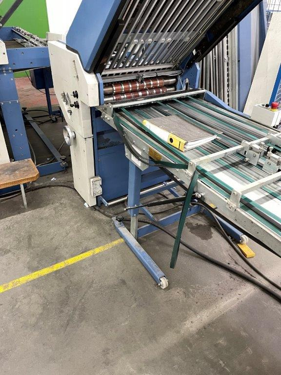 آلة الطي Large format Affischenfolder Herzog & Heymann M7-58.6 + M7.67-4 Mabeg feeder: صورة 6