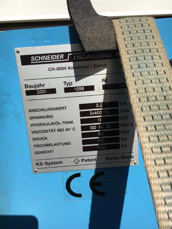 Schneider Enginneering Stacker (Transomat) Model 1058 - آلة قطع الورق: صورة 2 Schneider Enginneering Stacker (Transomat) Model 1058 - آلة قطع الورق: صورة 2