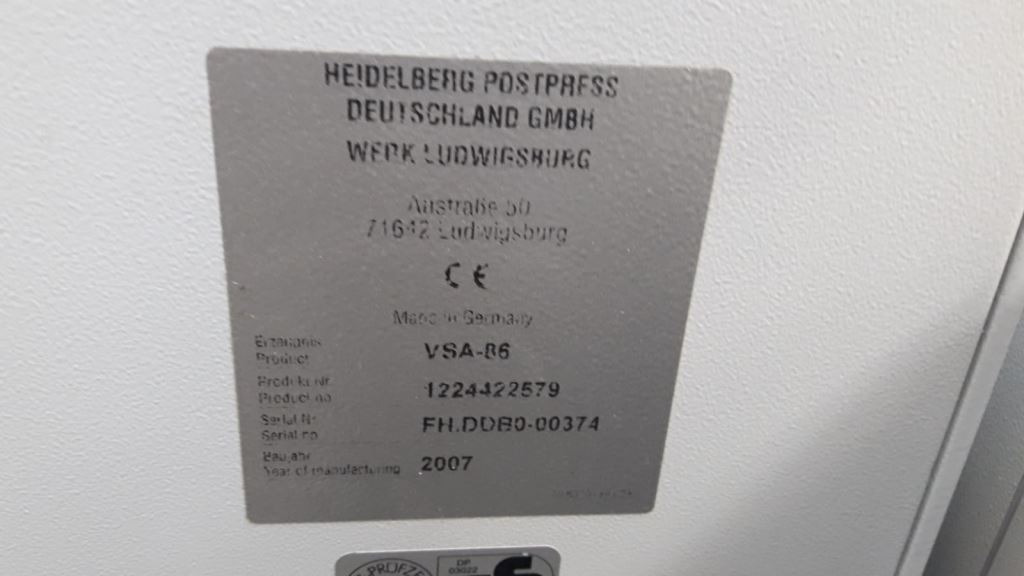 Vertical stack delivery with compression station Heidelberg Stahlfolder VSA 86 H - آلة الطي: صورة 5 Vertical stack delivery with compression station Heidelberg Stahlfolder VSA 86 H - آلة الطي: صورة 5