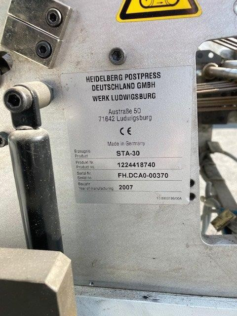 Mobile Small Sized Vertical Stacker Delivery STAHLFOLDER STA-30 with MKE marker - آلة الطي: صورة 3 Mobile Small Sized Vertical Stacker Delivery STAHLFOLDER STA-30 with MKE marker - آلة الطي: صورة 3