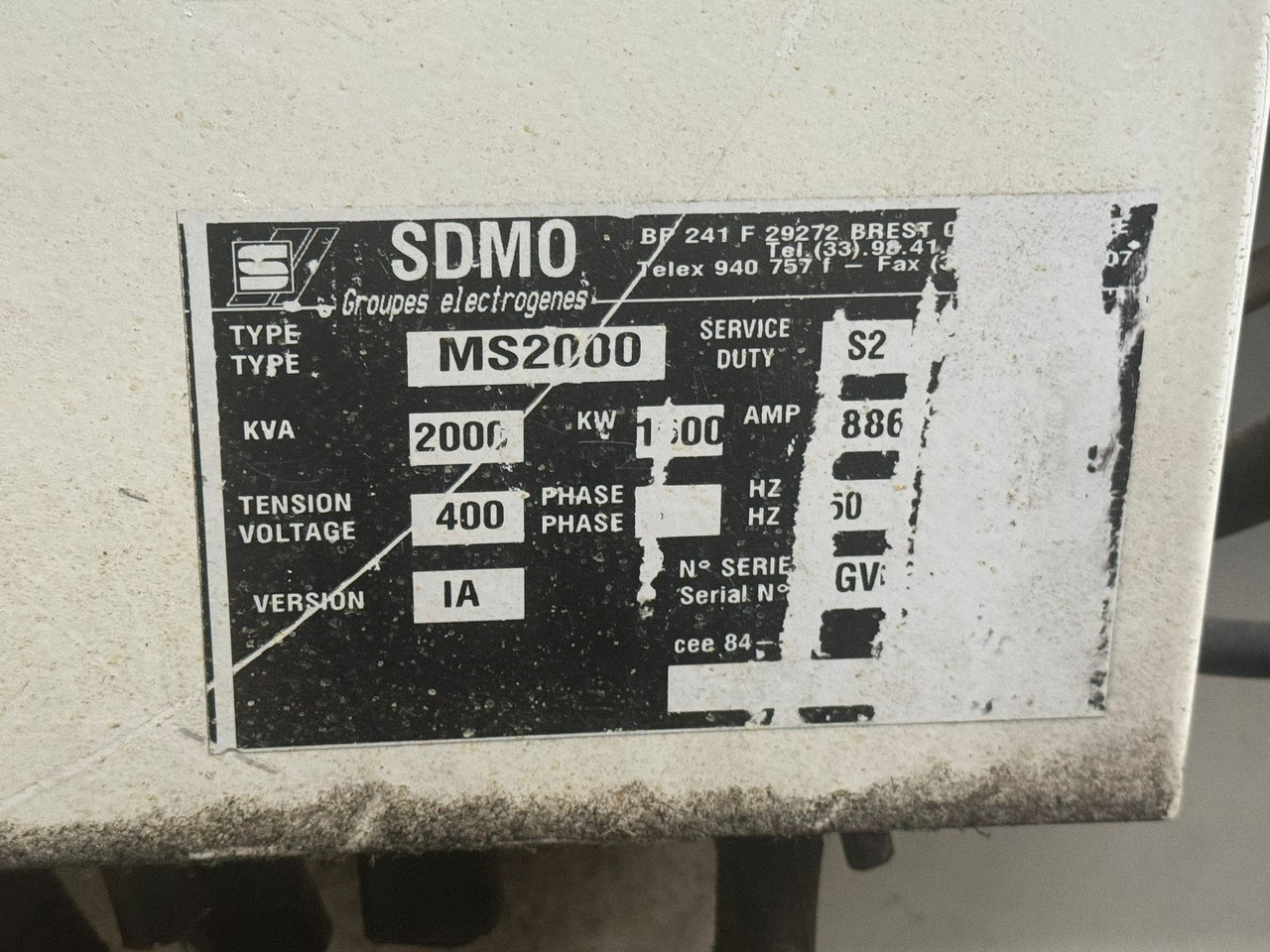 SDMO 2000 kVa MTU16V diesel - مجموعة المولدات: صورة 4 SDMO 2000 kVa MTU16V diesel - مجموعة المولدات: صورة 4