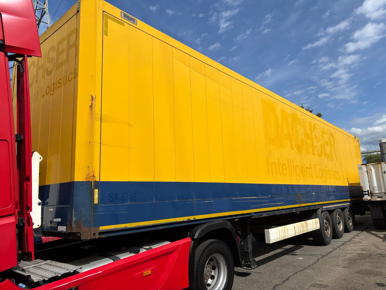 Krone SD Textilkoffer/Luft/Scheibe - نصف مقطورة صندوق مغلق: صورة 2 Krone SD Textilkoffer/Luft/Scheibe - نصف مقطورة صندوق مغلق: صورة 2