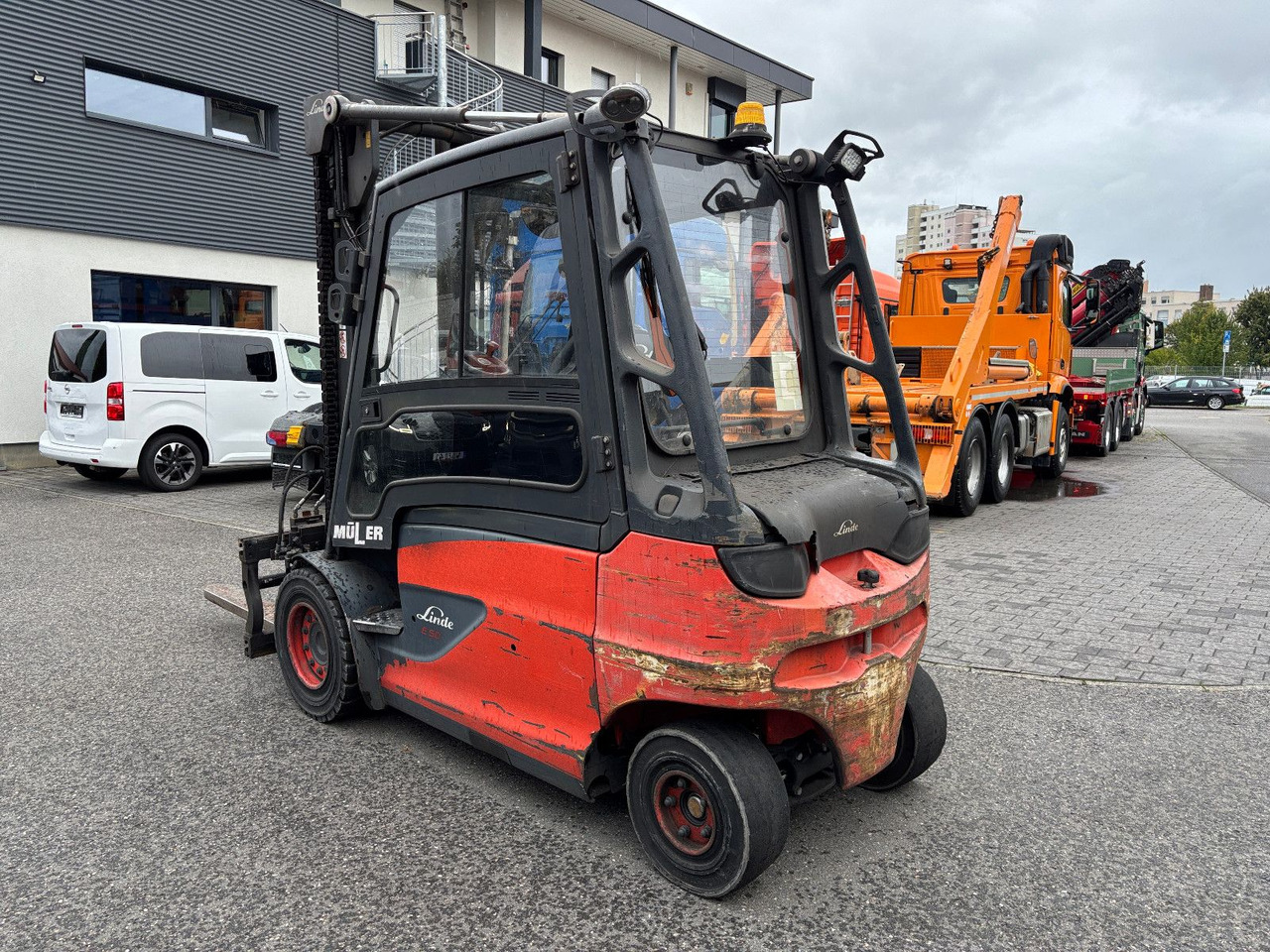 Linde E 50HL-01 Triplex Teleskopgabel - رافعة شوكية كهربائية: صورة 4 Linde E 50HL-01 Triplex Teleskopgabel - رافعة شوكية كهربائية: صورة 4