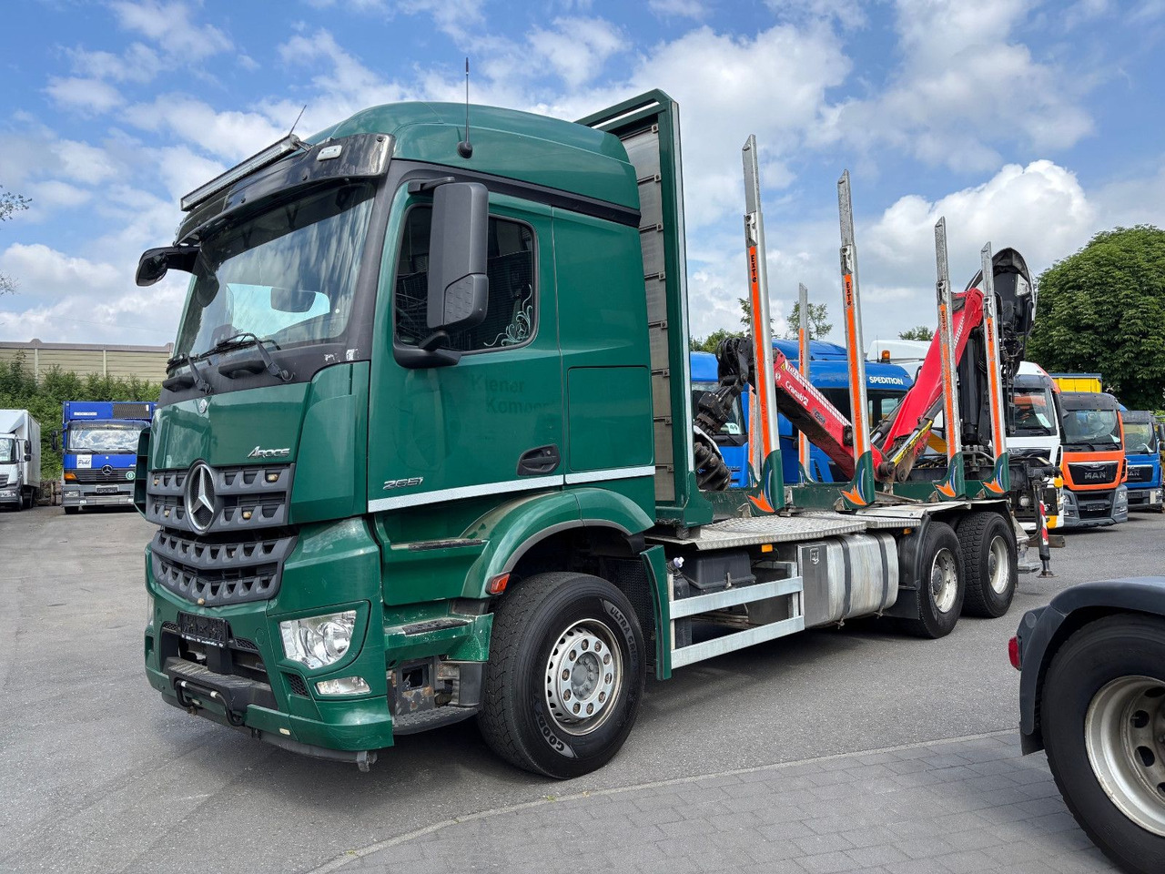 Mercedes-Benz Arocs 6x4/Kran Cranab TZ 12.2 - شاحنة قطع الأشجار, شاحنة كرين: صورة 1 Mercedes-Benz Arocs 6x4/Kran Cranab TZ 12.2 - شاحنة قطع الأشجار, شاحنة كرين: صورة 1