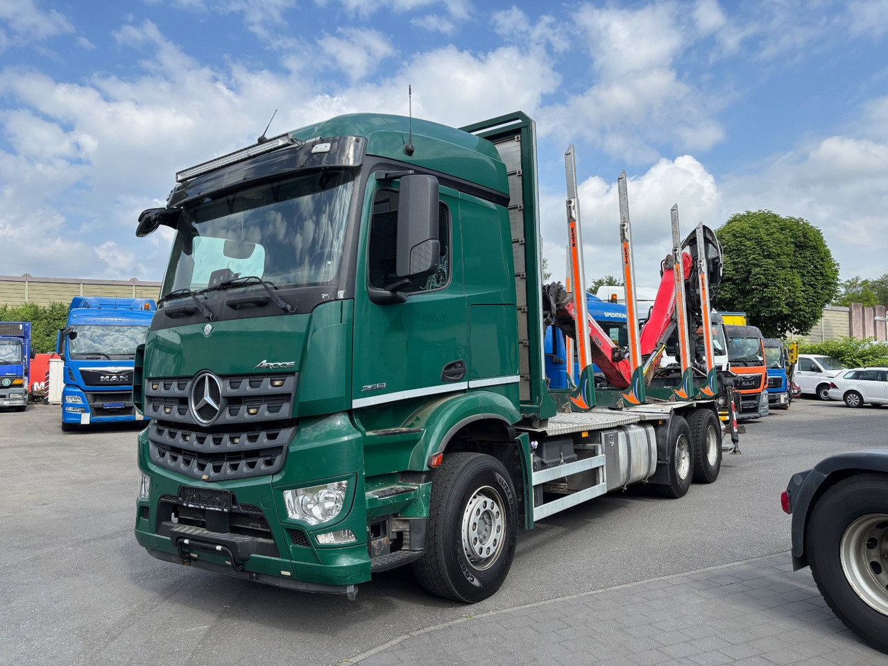 Mercedes-Benz Arocs 6x4/Kran Cranab TZ 12.2 - شاحنة قطع الأشجار, شاحنة كرين: صورة 4 Mercedes-Benz Arocs 6x4/Kran Cranab TZ 12.2 - شاحنة قطع الأشجار, شاحنة كرين: صورة 4