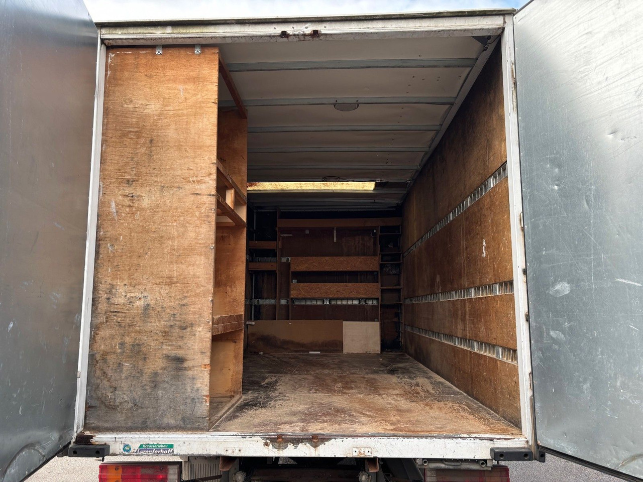 شاحنة مغلقة الصندوق Mercedes-Benz Atego 818 Kurze Radstand Blattfederung: صورة 10