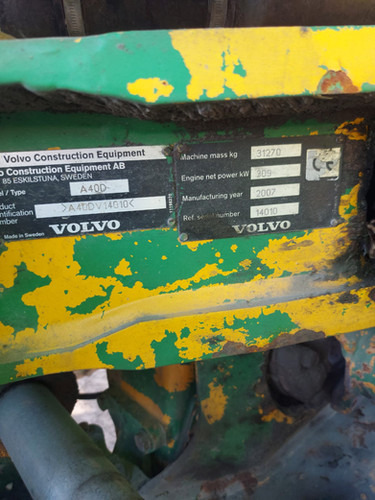 2007 Volvo A40D - شاحنة قلاب مفصلية: صورة 5 2007 Volvo A40D - شاحنة قلاب مفصلية: صورة 5