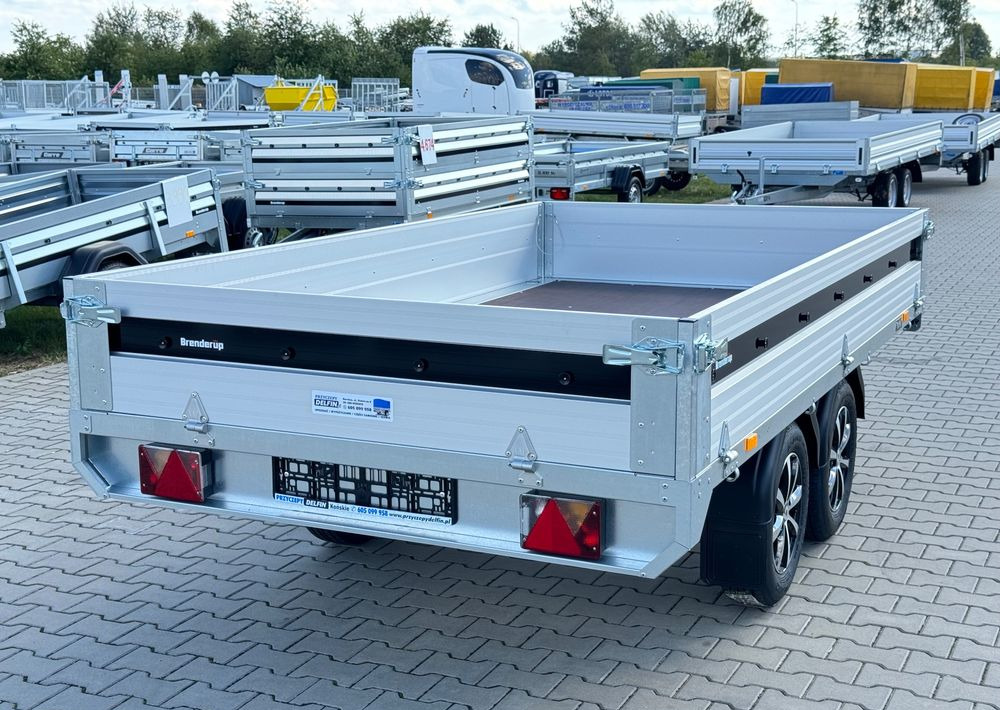 BRENDERUP Brenderup 4310 ATB2000 | 308x167 cm | burty i koła ALU | 2000kg DMC - مقطورات مسطحة: صورة 2 BRENDERUP Brenderup 4310 ATB2000 | 308x167 cm | burty i koła ALU | 2000kg DMC - مقطورات مسطحة: صورة 2