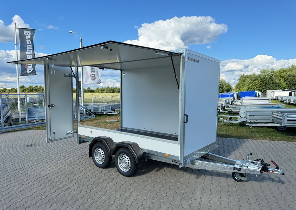 Brenderup Cargo CD300TB 300x155x185 cm 2000 kg drzwi + klapa - مقطورة صندوق مغلق: صورة 1 Brenderup Cargo CD300TB 300x155x185 cm 2000 kg drzwi + klapa - مقطورة صندوق مغلق: صورة 1