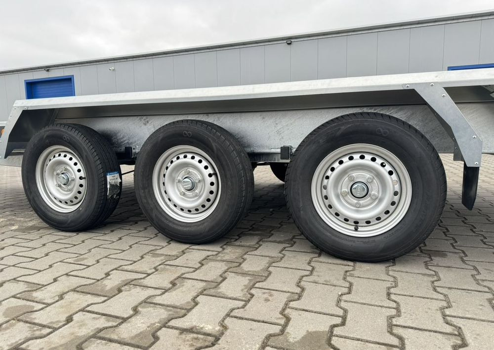 جديدة مقطورة لنقل المعدات Lorries TPM35-4017 402x175 cm DMC 3500kg przyczepa 3 osiowa pod koparkę budowlanka: صورة 7
