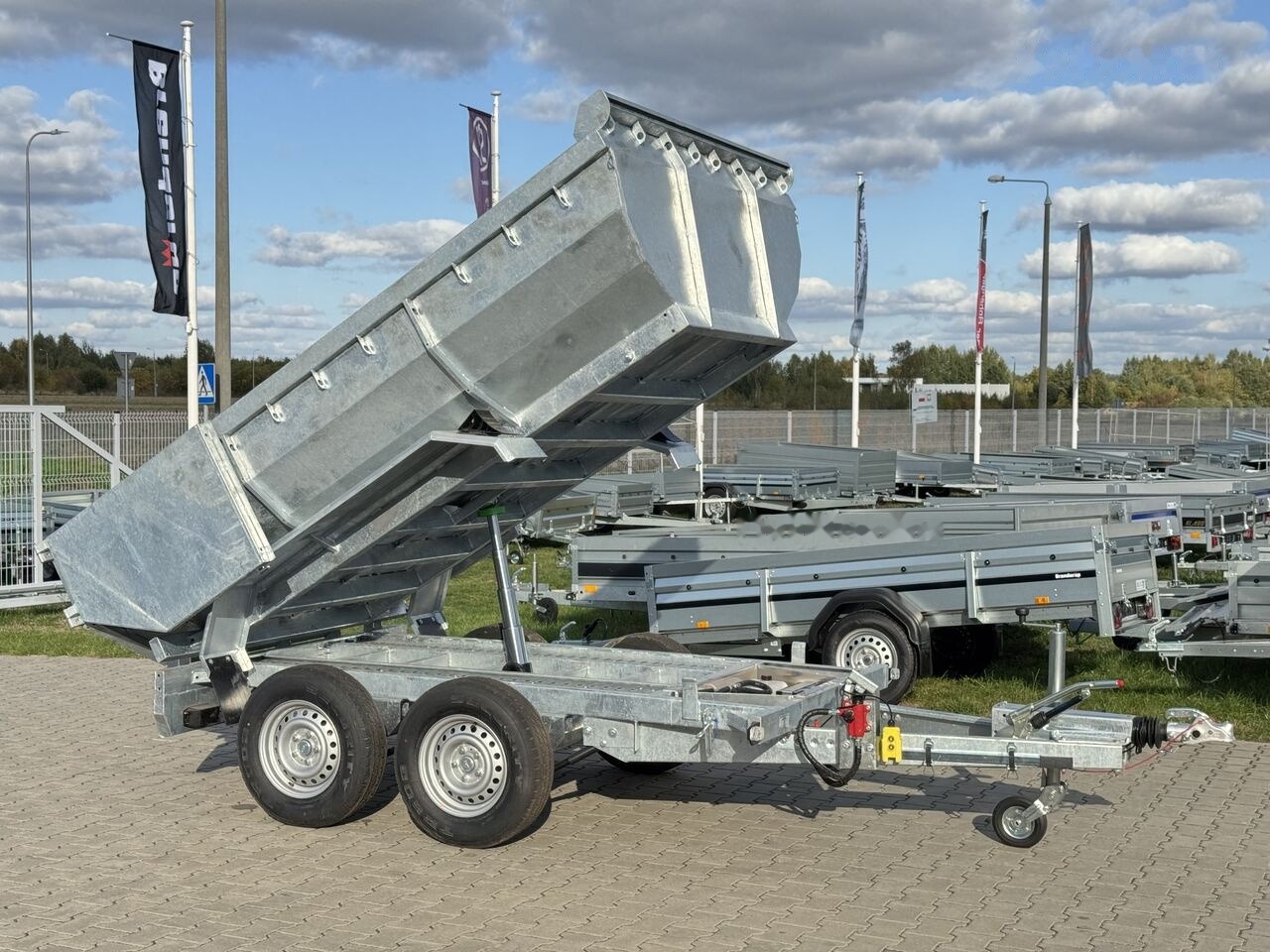جديدة مقطورة قلاب Niewiadów BR2 KIPER | 300×180cm / 3500kg / muldenkipper, tipper, wywrotka: صورة 1