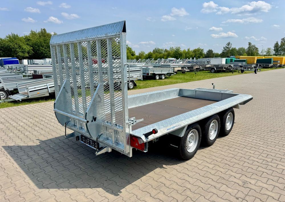 Niewiadów KN401835T - 400 x 185 cm | 2570kg ładowności | trap stalowy | 3-osiowa budowlanka - مقطورة لنقل المعدات: صورة 3 Niewiadów KN401835T - 400 x 185 cm | 2570kg ładowności | trap stalowy | 3-osiowa budowlanka - مقطورة لنقل المعدات: صورة 3