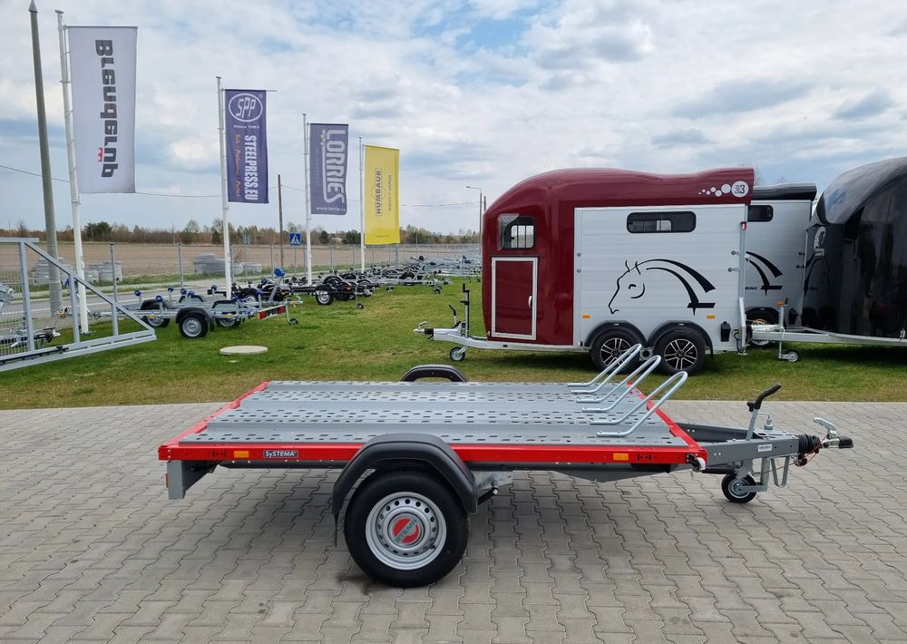 STEMA STM 02 10-25-15.1 red | 251x153 cm 3 motocykle | DMC 1000kg - مقطورة دراجة نارية: صورة 3 STEMA STM 02 10-25-15.1 red | 251x153 cm 3 motocykle | DMC 1000kg - مقطورة دراجة نارية: صورة 3