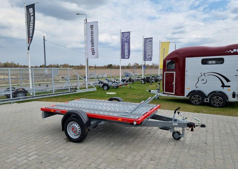STEMA STM 02 10-25-15.1 red | 251x153 cm 3 motocykle | DMC 1000kg - مقطورة دراجة نارية: صورة 1 STEMA STM 02 10-25-15.1 red | 251x153 cm 3 motocykle | DMC 1000kg - مقطورة دراجة نارية: صورة 1