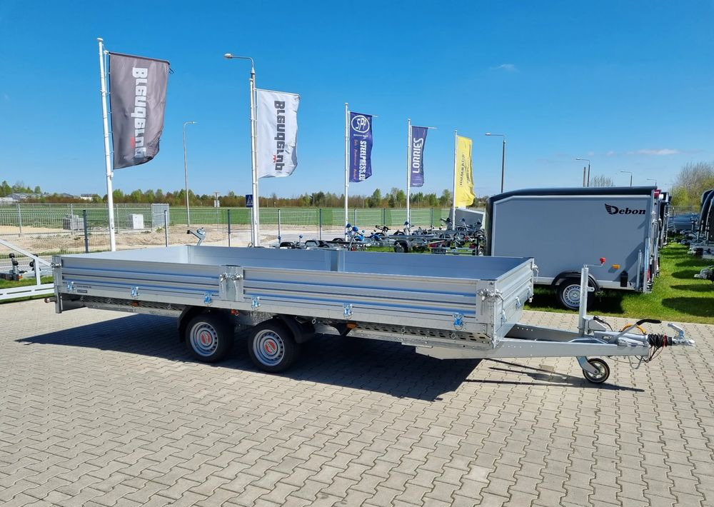 STEMA Stema Przyczepa 510x213 cm ALU 3,5T hamowana - مقطورات مسطحة: صورة 1 STEMA Stema Przyczepa 510x213 cm ALU 3,5T hamowana - مقطورات مسطحة: صورة 1