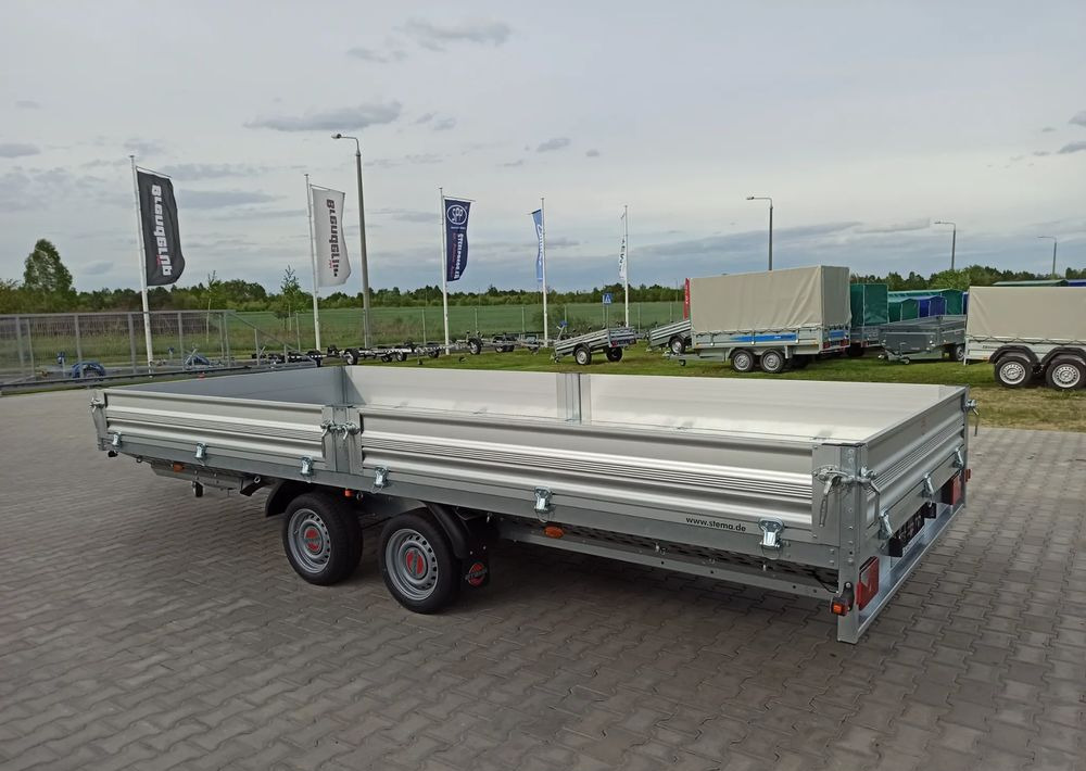 STEMA Stema Przyczepa 510x213 cm ALU 3,5T hamowana - مقطورات مسطحة: صورة 5 STEMA Stema Przyczepa 510x213 cm ALU 3,5T hamowana - مقطورات مسطحة: صورة 5