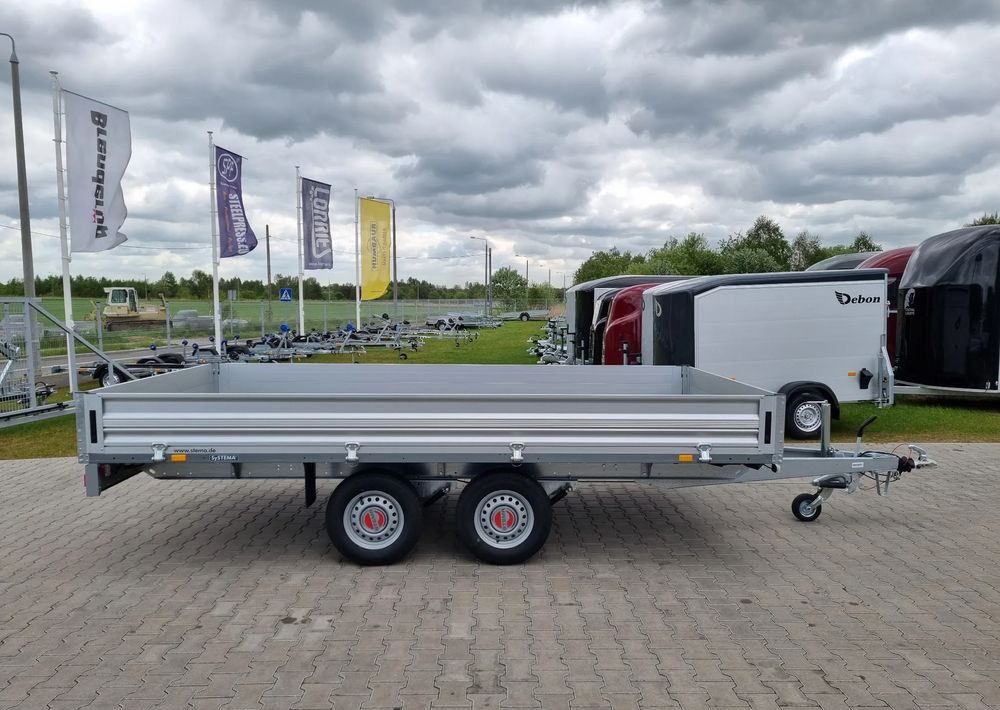 STEMA Stema SH O2 27-40-20.2 Przyczepa 401x203 cm 2,7T - مقطورات مسطحة: صورة 2 STEMA Stema SH O2 27-40-20.2 Przyczepa 401x203 cm 2,7T - مقطورات مسطحة: صورة 2
