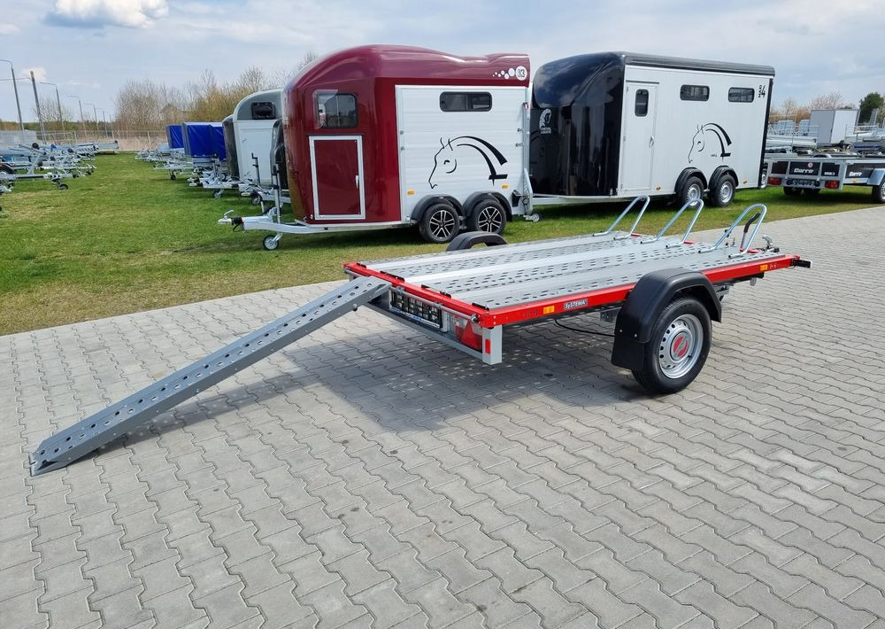 Stema STM 02 10-25-15.1 red | 251x153 cm 3 motocykle | DMC 1000kg - مقطورة دراجة نارية: صورة 2 Stema STM 02 10-25-15.1 red | 251x153 cm 3 motocykle | DMC 1000kg - مقطورة دراجة نارية: صورة 2