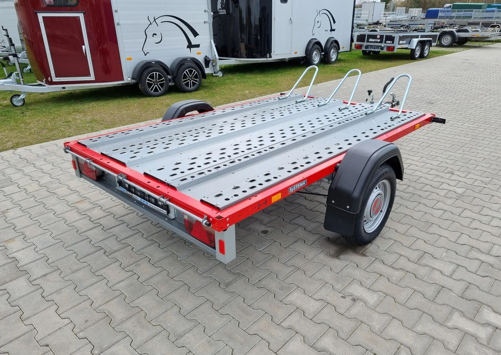 Stema STM 02 10-25-15.1 red | 251x153 cm 3 motocykle | DMC 1000kg - مقطورة دراجة نارية: صورة 4 Stema STM 02 10-25-15.1 red | 251x153 cm 3 motocykle | DMC 1000kg - مقطورة دراجة نارية: صورة 4