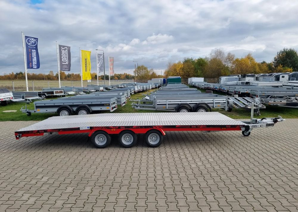 TA-NO TA-NO Scorpio 55 PREMIUM laweta 3 osiowa 5.5m 3500kg DMC najazdy niski załadunek - مقطورة شحن نقل السيارات: صورة 2 TA-NO TA-NO Scorpio 55 PREMIUM laweta 3 osiowa 5.5m 3500kg DMC najazdy niski załadunek - مقطورة شحن نقل السيارات: صورة 2