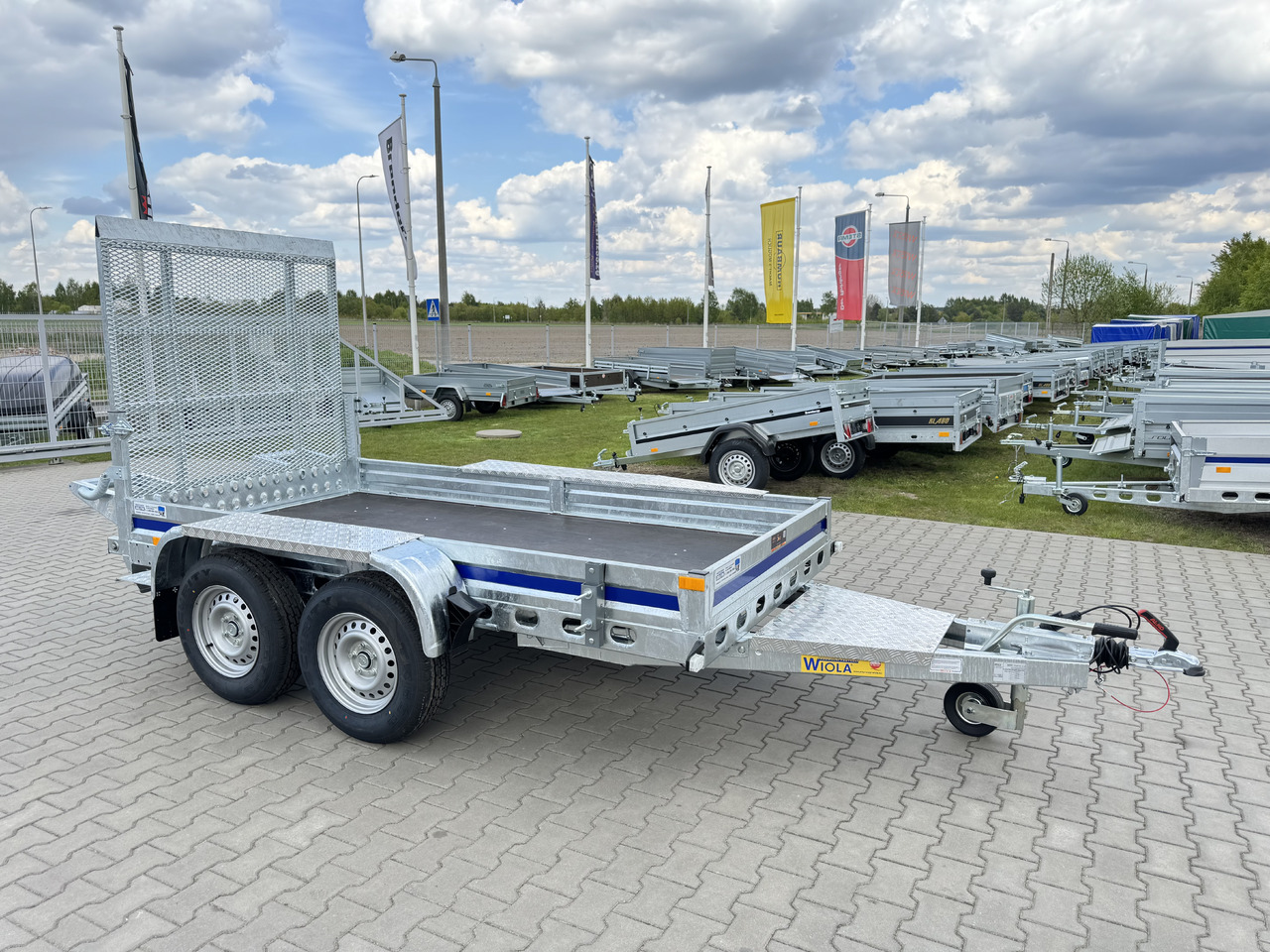 Wiola B2730 GVW 2700 kg machine transporter mini excavator 292x142 cm - مقطورة لنقل المعدات: صورة 2 Wiola B2730 GVW 2700 kg machine transporter mini excavator 292x142 cm - مقطورة لنقل المعدات: صورة 2