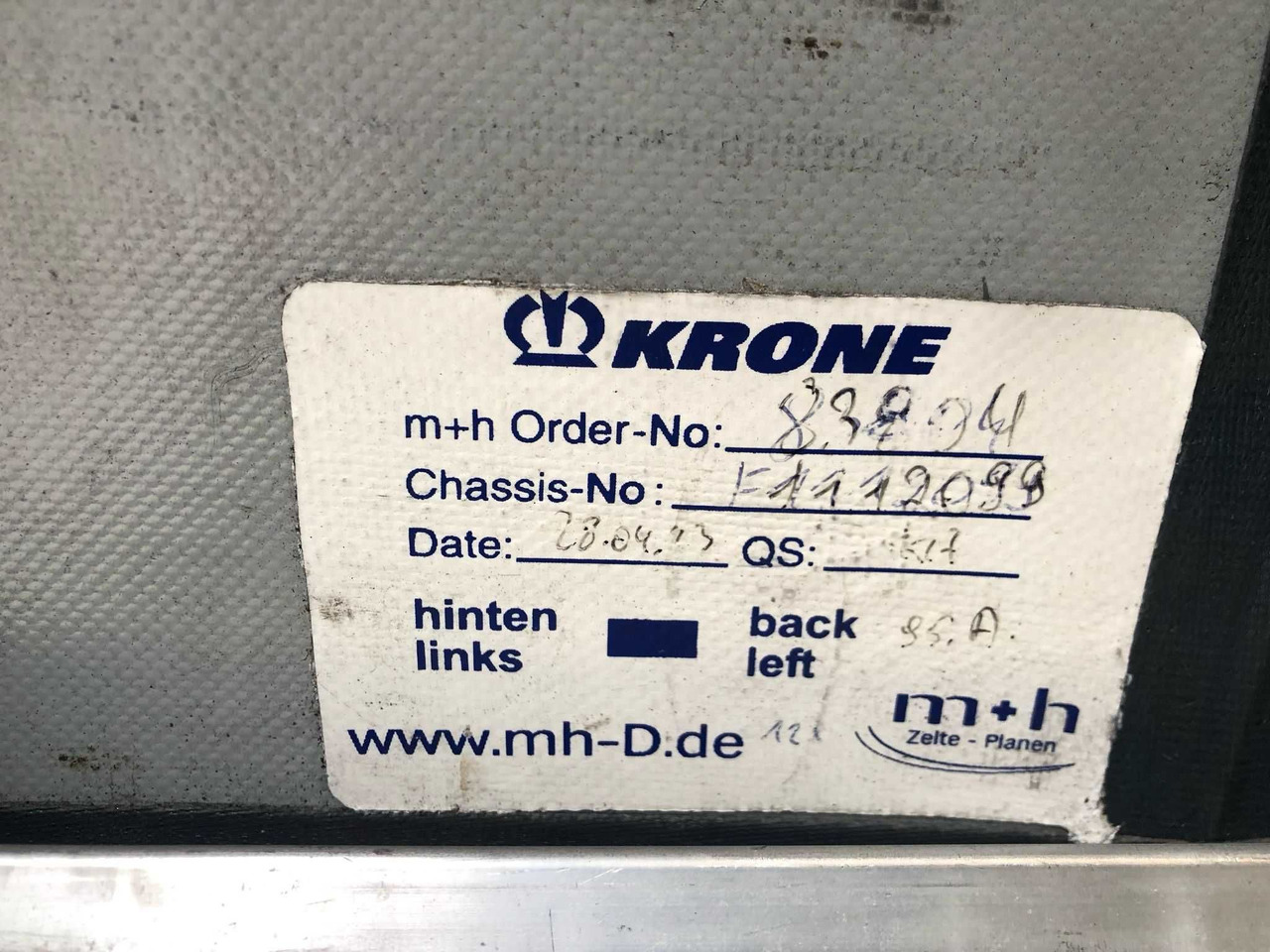 Krone 2023 rok, 93 m3,waga 6200 kg,Certyfikat XL, Multilock, z Niemiec - نصف مقطورة ستارة: صورة 4 Krone 2023 rok, 93 m3,waga 6200 kg,Certyfikat XL, Multilock, z Niemiec - نصف مقطورة ستارة: صورة 4
