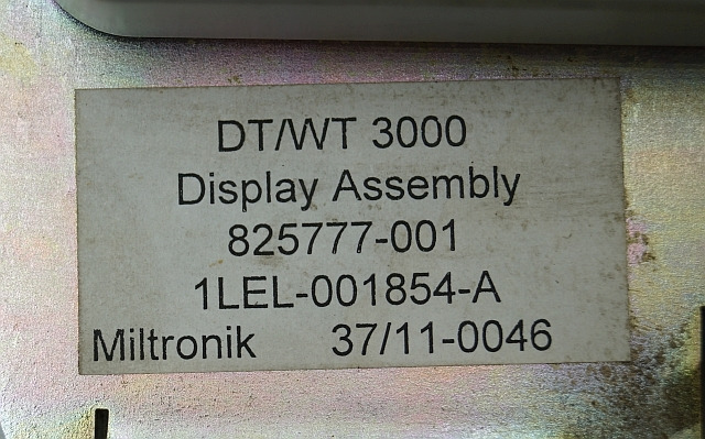 Crown 825777-001 | DT/WT3000 display 825777-001 1LEL-001854-A Miltronik 37/11-00 DT/WT3000 display 825777-001 1LEL-001854-A Miltronik 37/11-0046 - لوحة القيادة - معدات المناولة: صورة 2 Crown 825777-001 | DT/WT3000 display 825777-001 1LEL-001854-A Miltronik 37/11-00 DT/WT3000 display 825777-001 1LEL-001854-A Miltronik 37/11-0046 - لوحة القيادة - معدات المناولة: صورة 2