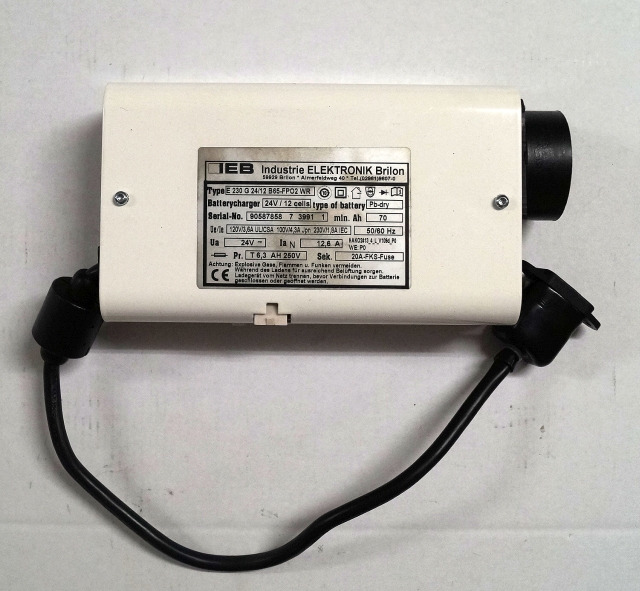 IEB 90587858 | IEB charger EFG 230 G 24/12 B65-FP02 WR 24V12,6A 220V 50/60Hz fro - بطارية - معدات المناولة: صورة 1 IEB 90587858 | IEB charger EFG 230 G 24/12 B65-FP02 WR 24V12,6A 220V 50/60Hz fro - بطارية - معدات المناولة: صورة 1
